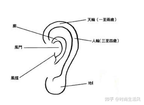 右耳廓有痣男